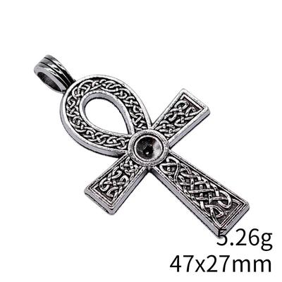 Neujahr Armband Italienische Ankh Kreuz Anhänger Publikumskette Anhänger