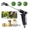 No Power Cleaning Nozzle Garden Hose with 360-degree Adjustable Spray High Pressure Water Jet Spray Universal 3/4" Thread for Car Wash & Garden