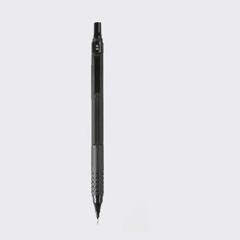 Professional Metal Mechanical Pencil, 0.5/0.7mm, Low Center Gravity, Weighted Feel, Continuous Lead Feed for Drawing & Painting.