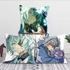Anaxa Animated Game Honkai Star Rail Pillow Case Square Pillow Bedroom Sofa Leisure ComfortCar Living Room Home Decoration 40X40
