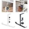 Convenient Under Desk Hook Functional Nonstick Table Hook Portable Hanger for Keys Bags Headphones and More