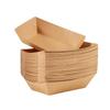 50pcs Collapsible Single Use Pet Feeding Bowl Feeder Dishes Recyclable Kraft Paper Feeding Plate Convenient Travel Dish