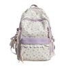 Schoolbag New Schoolbag Ins Wind Korean Female Niche Light Class Junior High School Students Corduroy Large-capacity Backpack