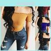Stylish Women Summer Casual Off Shoulder Tank Top Vest Blouse For Versatile Outfits