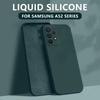 Liquid Silicone Case For Samsung Galaxy S25 Edge S25 S24 S23 S22 Ultra Plus S24 FE A56 A54 A53 A55 Camera Protect Soft Cover