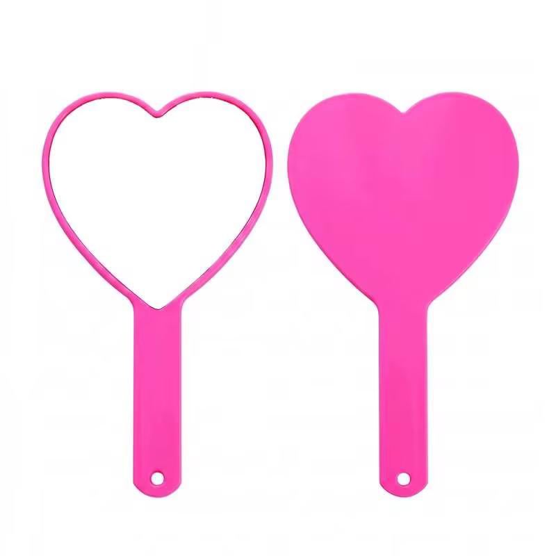 Custom Compact Handheld Makeup Mirror: Portable & Simple Design