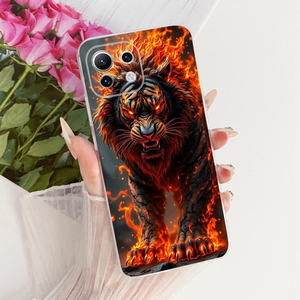 Clear Casing For Xiaomi Mi 11 Lite 4G Cover For Xiaomi Mi 11 Lite 5G Case Cute Cat Fashion Butterfly Funny Painted