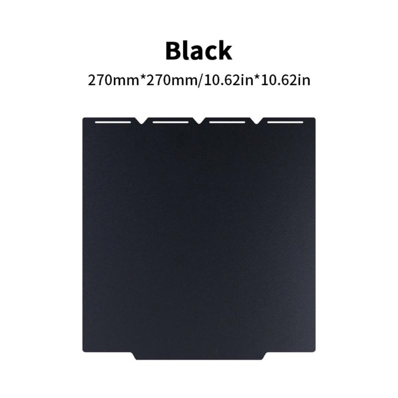 270x270mm Textured Build Plate Steel 3D Printer Accessoies Printing Board Double Side 3D Printing Plate For Snapmaker U1