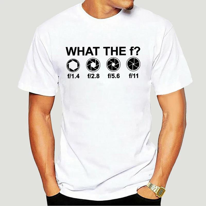 T-Shirt for Man Clothing Photography F Stop Lens Camera Lover Photographer Funny Clothes Luminous Graphic T Shirts Tee Clothes