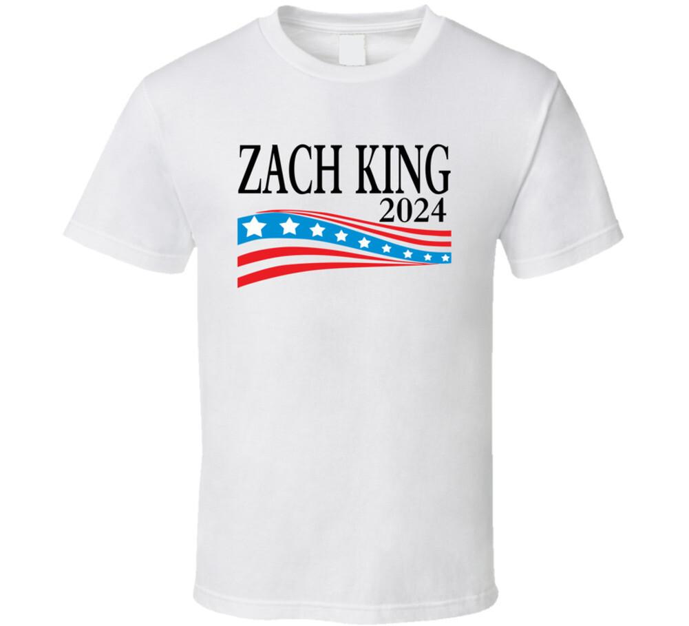 Zach King For President 2024 T Shirt Mens Womens Tees Top XL