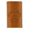 Orobianco Portable Ashtray, Stylish Genuine Leather, Men's, ORA-001, Made in Japan, Brown Cowhide Leather