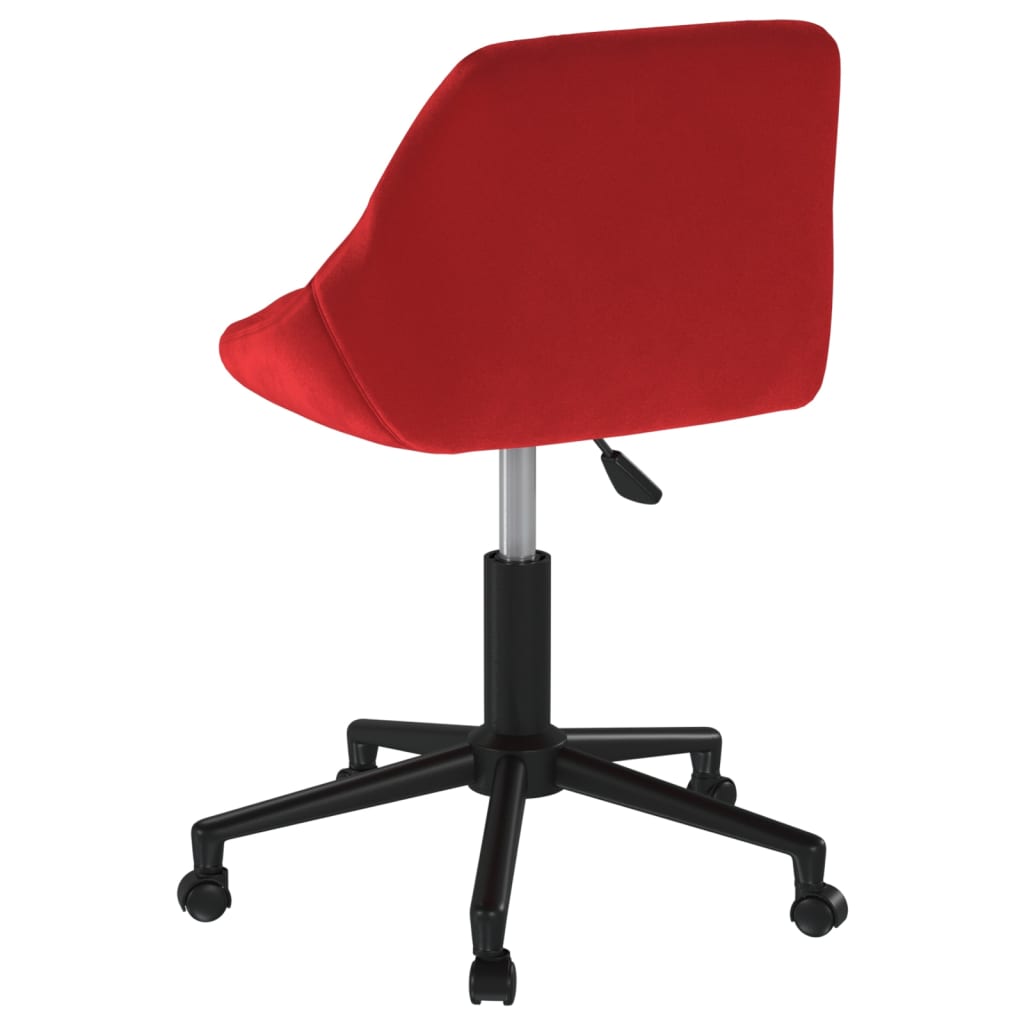Dining Room Chair Swivel Burgundy Velvet