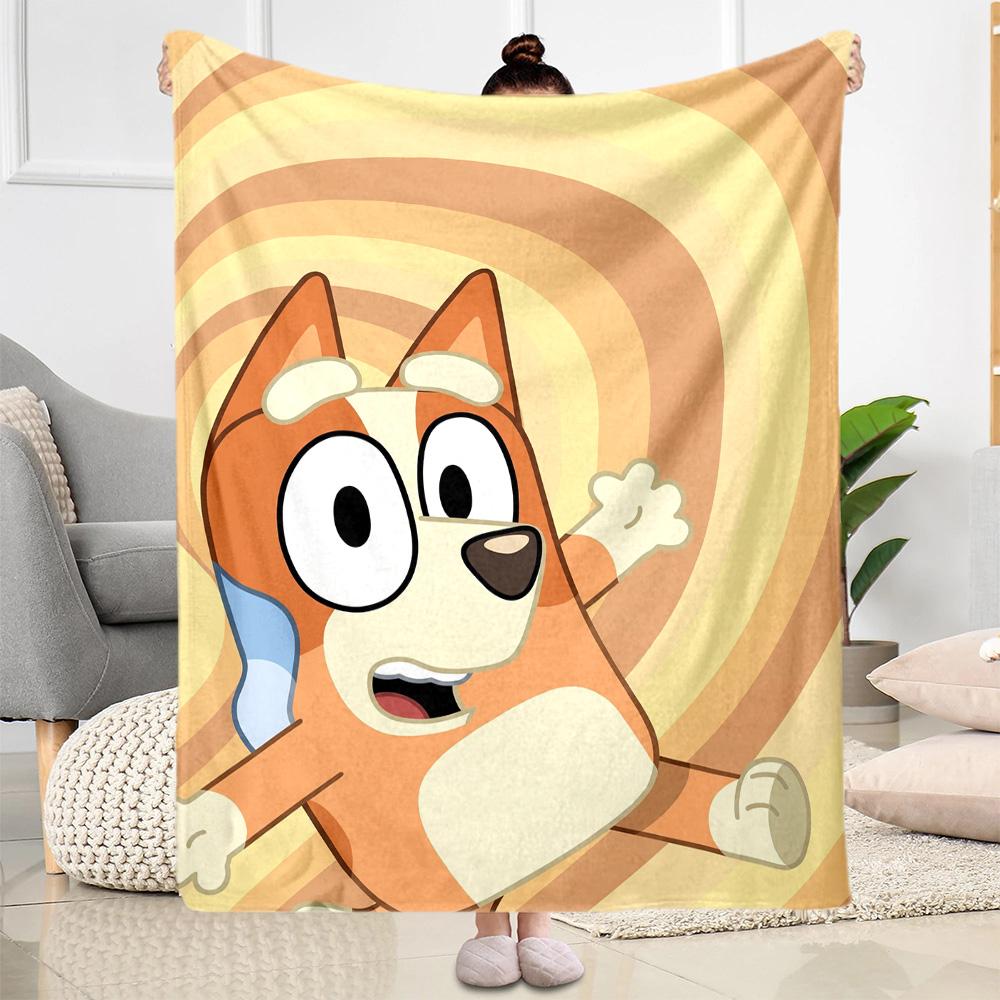 Dog Circles Blanket Durable Comfort Great for Picnics Bedding Livingroom Four Seasons Universal Modern Style Gift for Travel Home Birthdays