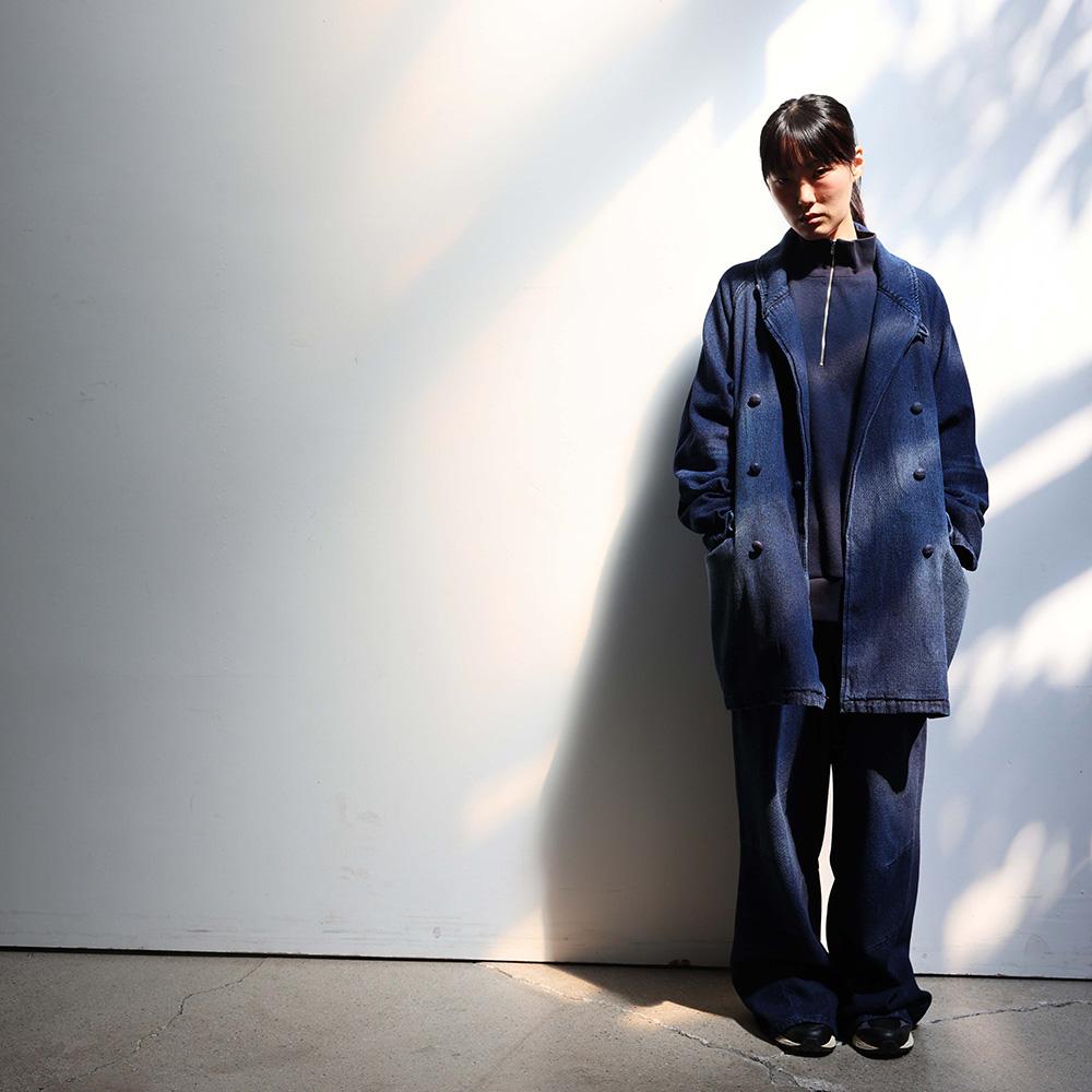 999Hyumeoniti Easy Knitted Half Zip (Dark Navy)