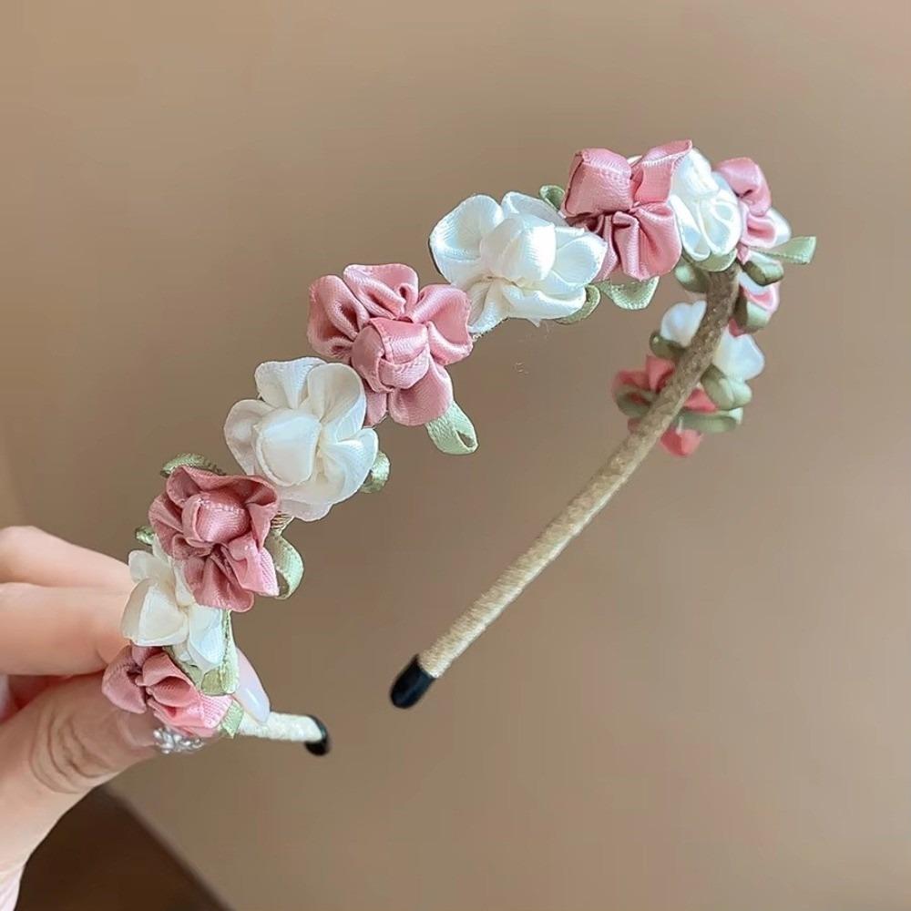 Simulation Flower Fairy Garland Hairbands Adjustable Simulation Flower Hairbands Vacation
