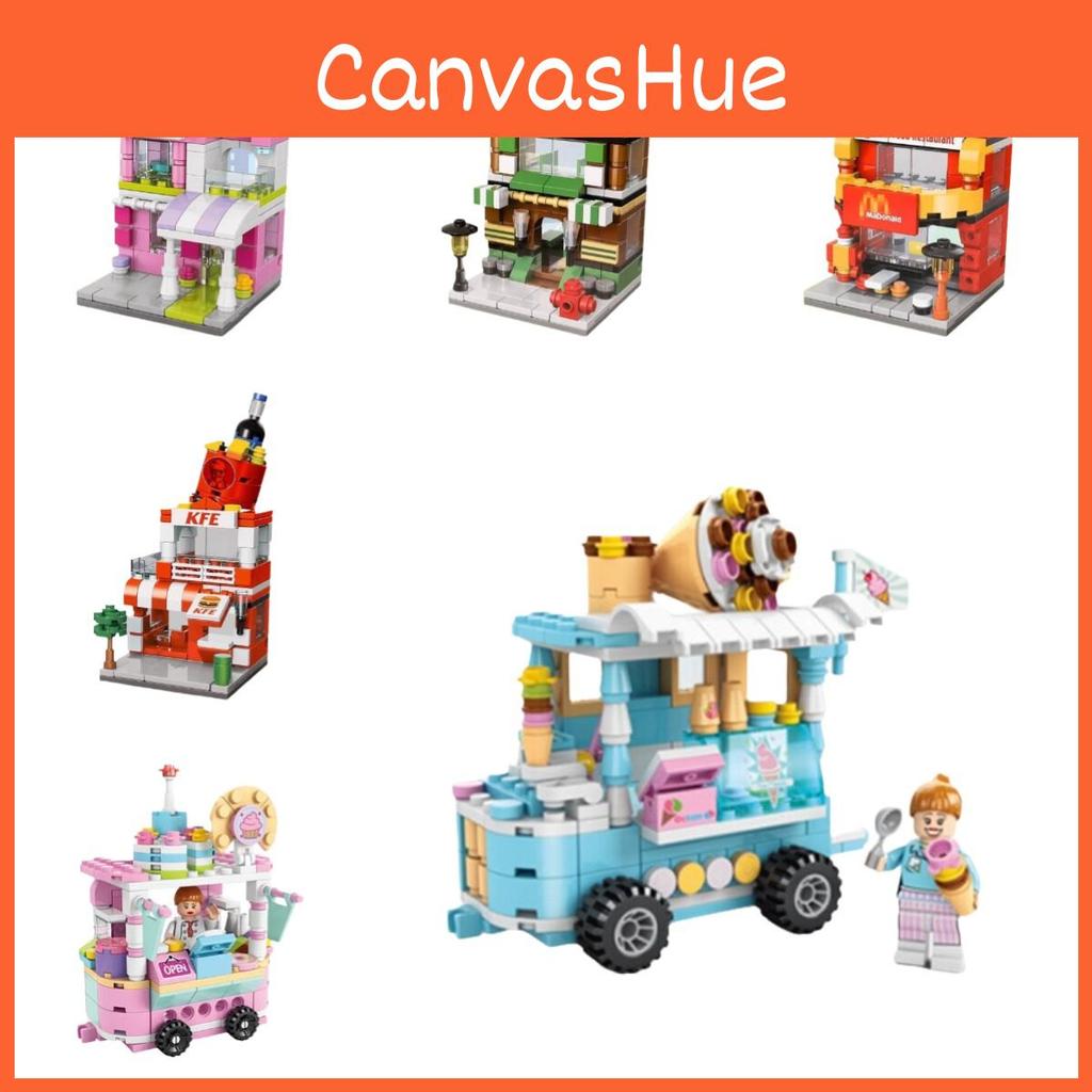 High-quality Abs Plastic Building Blocks Compatible With City Street Scene