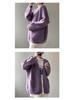 2023 Women's Solid Color Knitted Cardigan: Korean Style Loose, Fashionable, Lazy Fit for Spring & Autumn