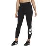 NSW Essential Futura Tights HW CZ8529 Size M Women's Black/White,