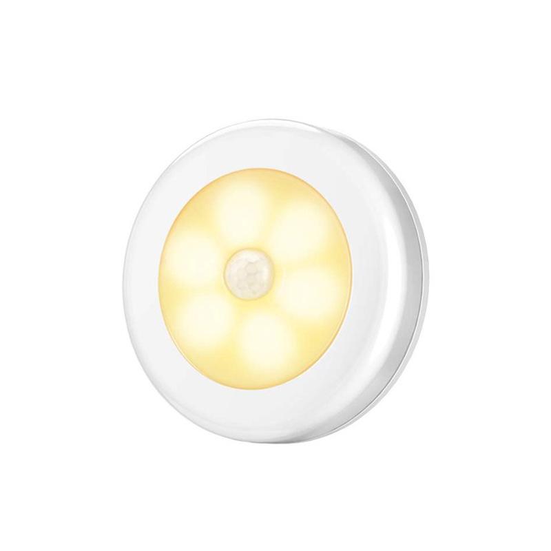 Rechargeable Rotating Motion Sensor Night Light for Bedroom, Stairway, Hallway, and Wardrobe