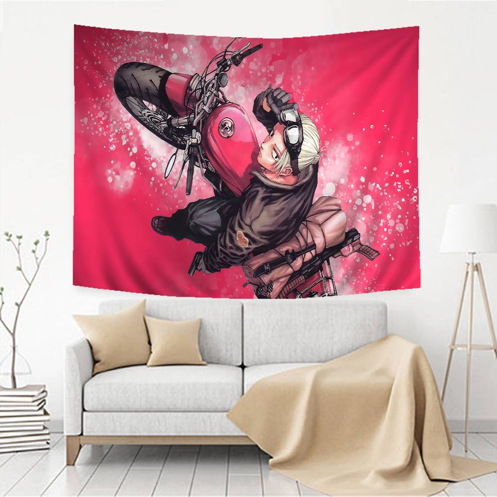 1pc Japanese Anime SsAKAMOTO DdAYS Cartoon Tapestry Wall Hanging Decoration Household Home Decor