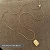 Light Luxury Titanium Steel Clavicle Necklace For Women Versatile Sweater Neck Jewelry