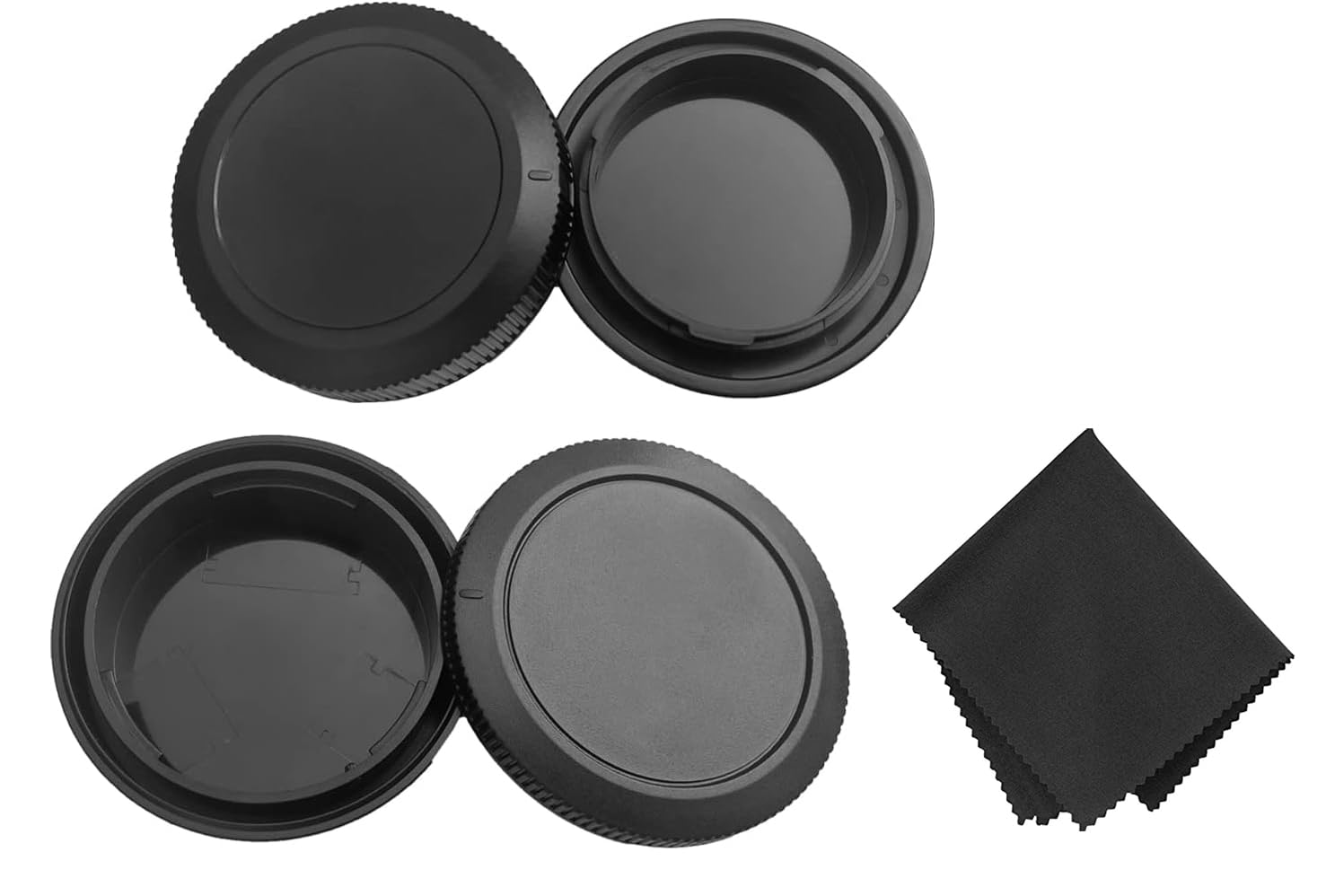 

of Compatible Rear Lens Cap and Camera Body Cap for Canon RF Mount Lens Dust Camera Cover for Canon RF Mount Mirrorless SLR Cameras [Set 2] Lenses,