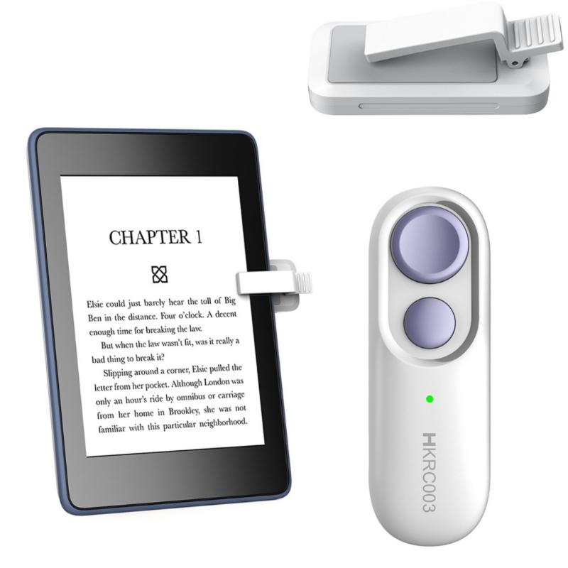 Multifunction Page Turner Button Remote Controller for Convenient Reading Stable Transmission Travel Friendly