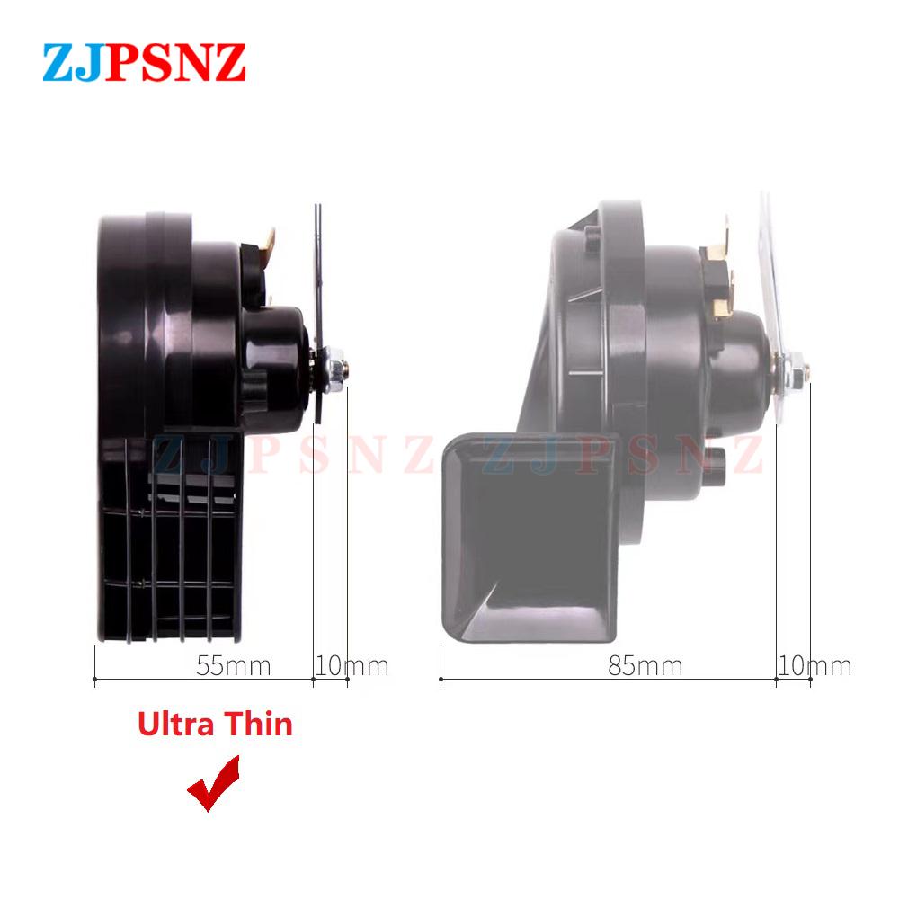 12V Car Compact Horn Compact Horn Waterproof Auto Horns Super Loud Dual - Tone Electric Snail Horn Kits For Any 12V Vehicles