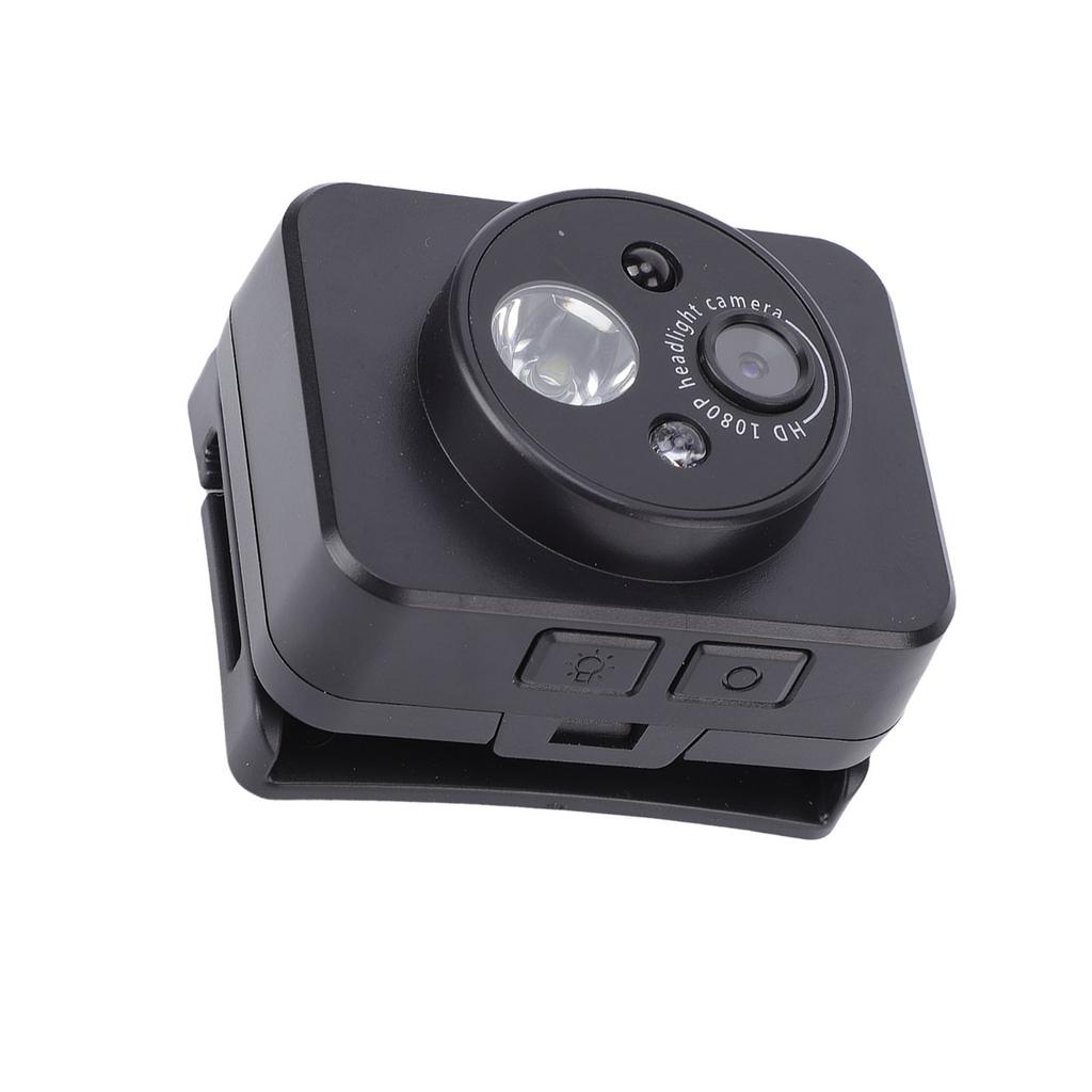 Head Mounted Camera with LED Light 2MP 1080P Video Recording Camera for Outdoor Activities