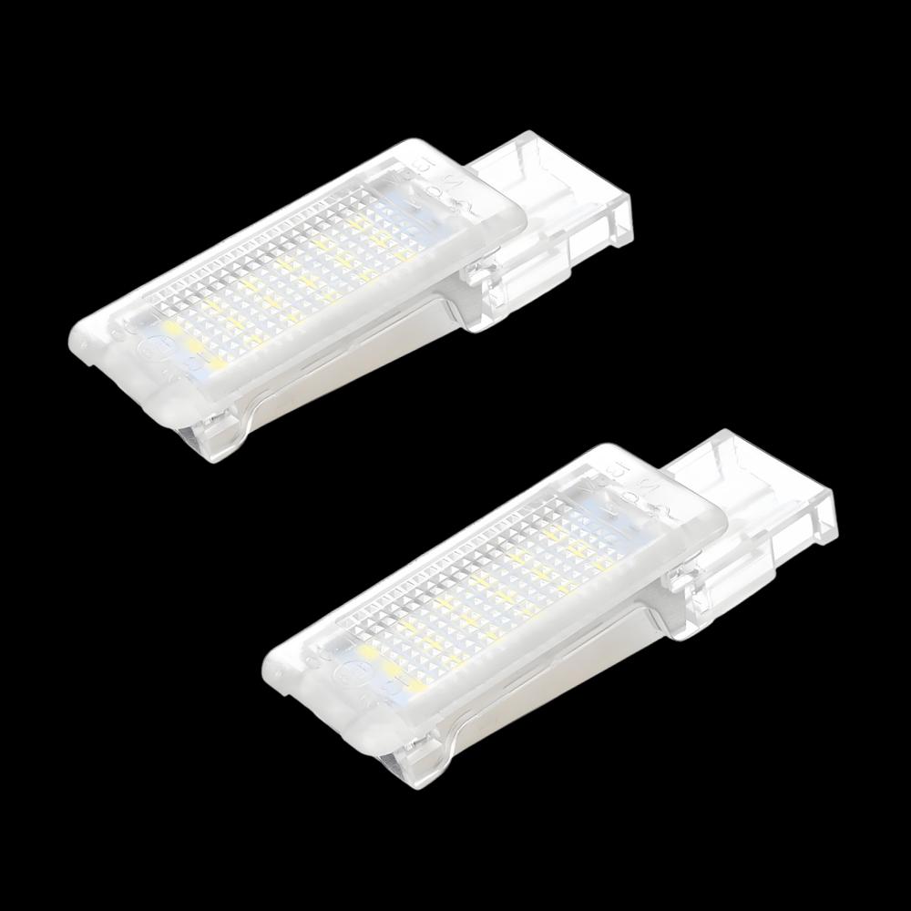 CANbus White Blue For Seat Ateca Alhambra Skoda Superb Rapid VW Passat B6 B7 Golf 5 6 Caddy LED Footwell Light Glove Box Lamps
