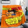 Dragon Ball character Print Flannel Blanket High quality Comfortable for All Seasons Home Decor Warmth and Comfort Perfect for Christmas Gifts