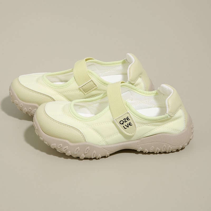 French Mary Jane Velcro shoes new spring and autumn with skirts, beautiful with thick soles, not tired feet, breathable single shoes