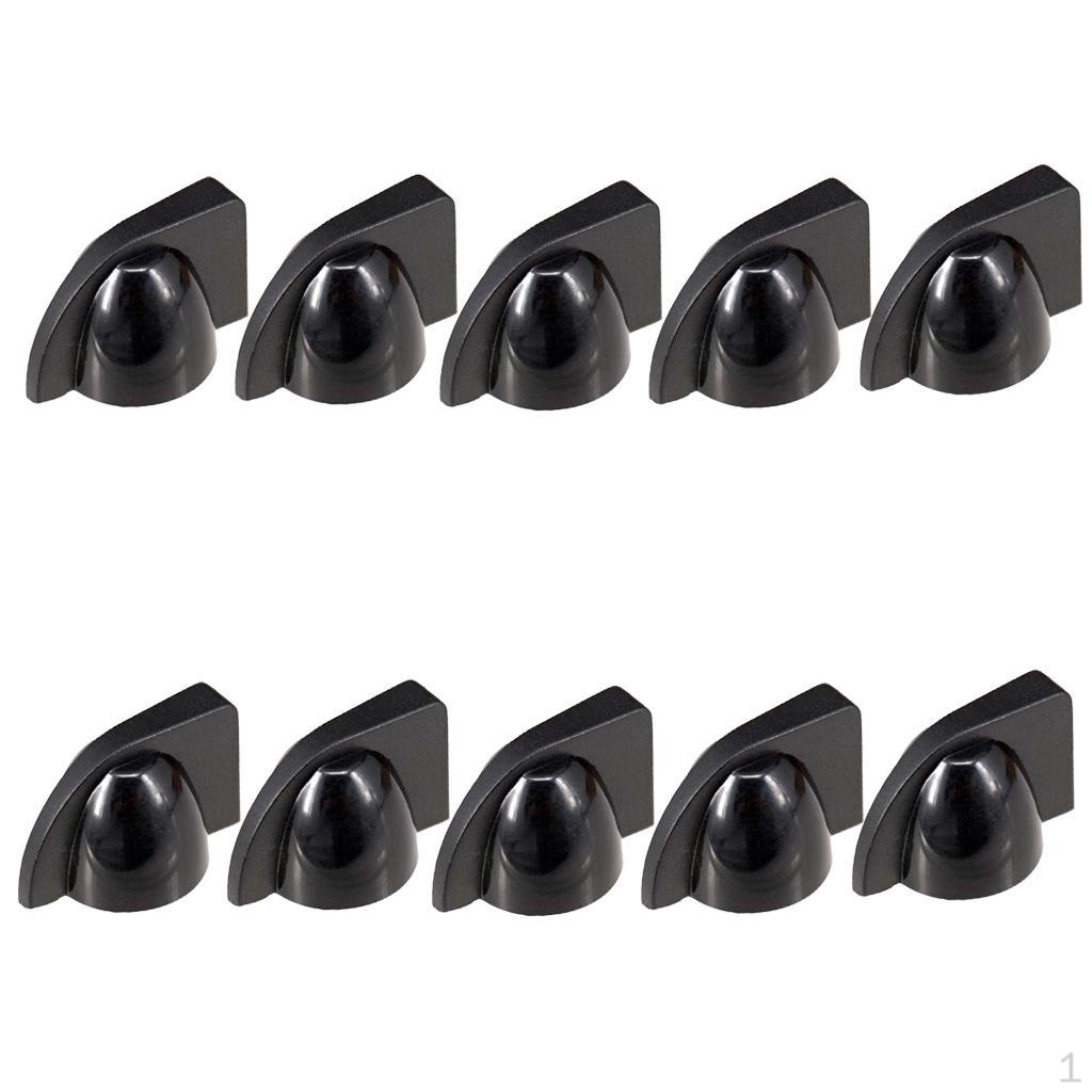 10 Pieces Fixing Volume Knobs Buttons Cap for Electric Guitar Replacement Parts