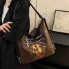 Retro large-capacity women's backpack 2025 new casual versatile back bag multi-purpose commuter shoulder tote bag
