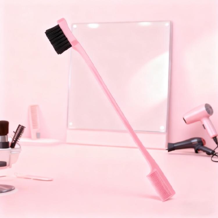 Hair Styling Brush Set Edge & Back Brushes Tail Comb,Alligator Clip for Waved,Curly,Coily,Wet,Dry,Oily Thick Hair