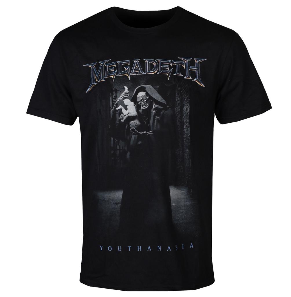 Retro Summer Megadeth Graphic Cotton Tshirt Unisex Summer Short Sleeve Fashion Brand Tee Luxury Casual Vintage Tees