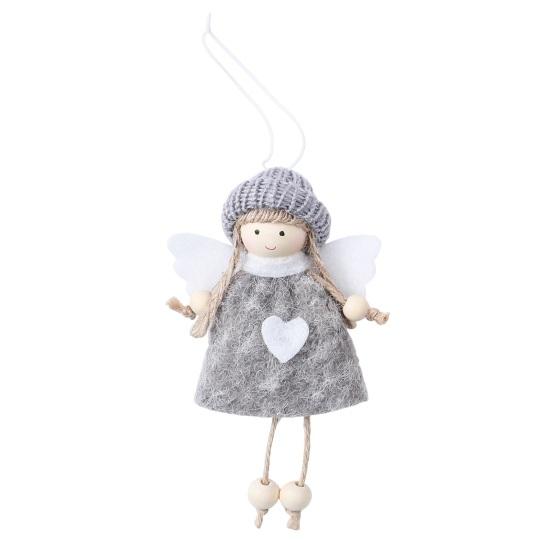 Angel Doll Pendants Plush Ornaments, Christmas Fairy Girl Hanging Pendant for Decorative Garlands Tree Home Decor, Party, New Year, Birthday