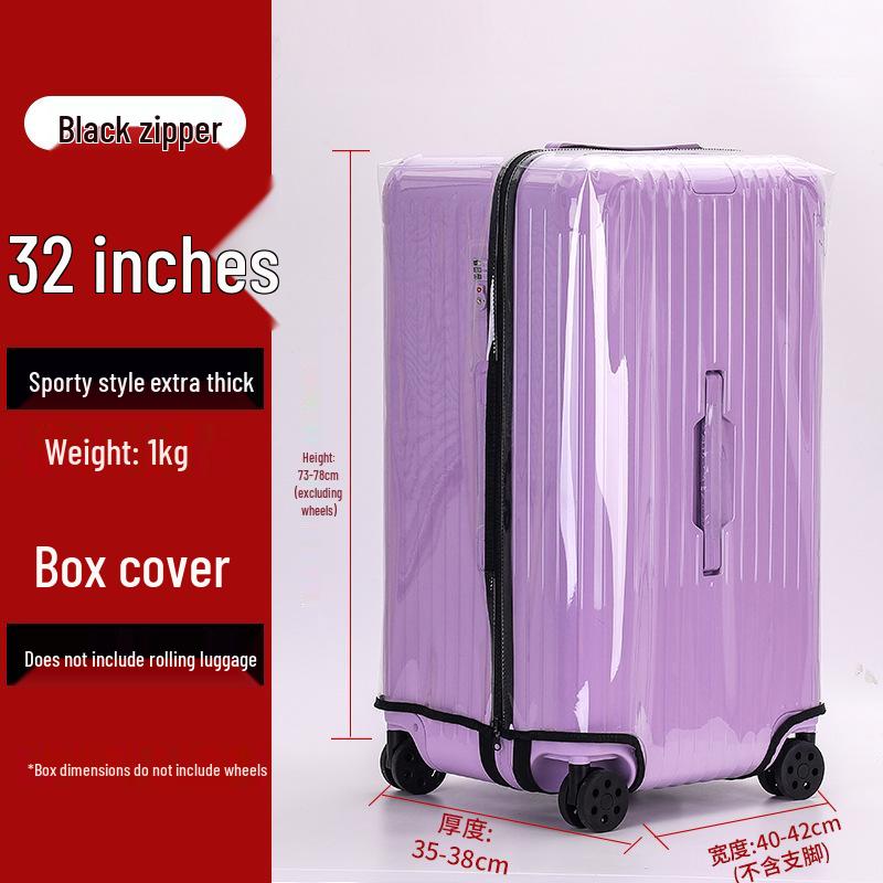 Spot-Thickened Transparent PVC Luggage Protector