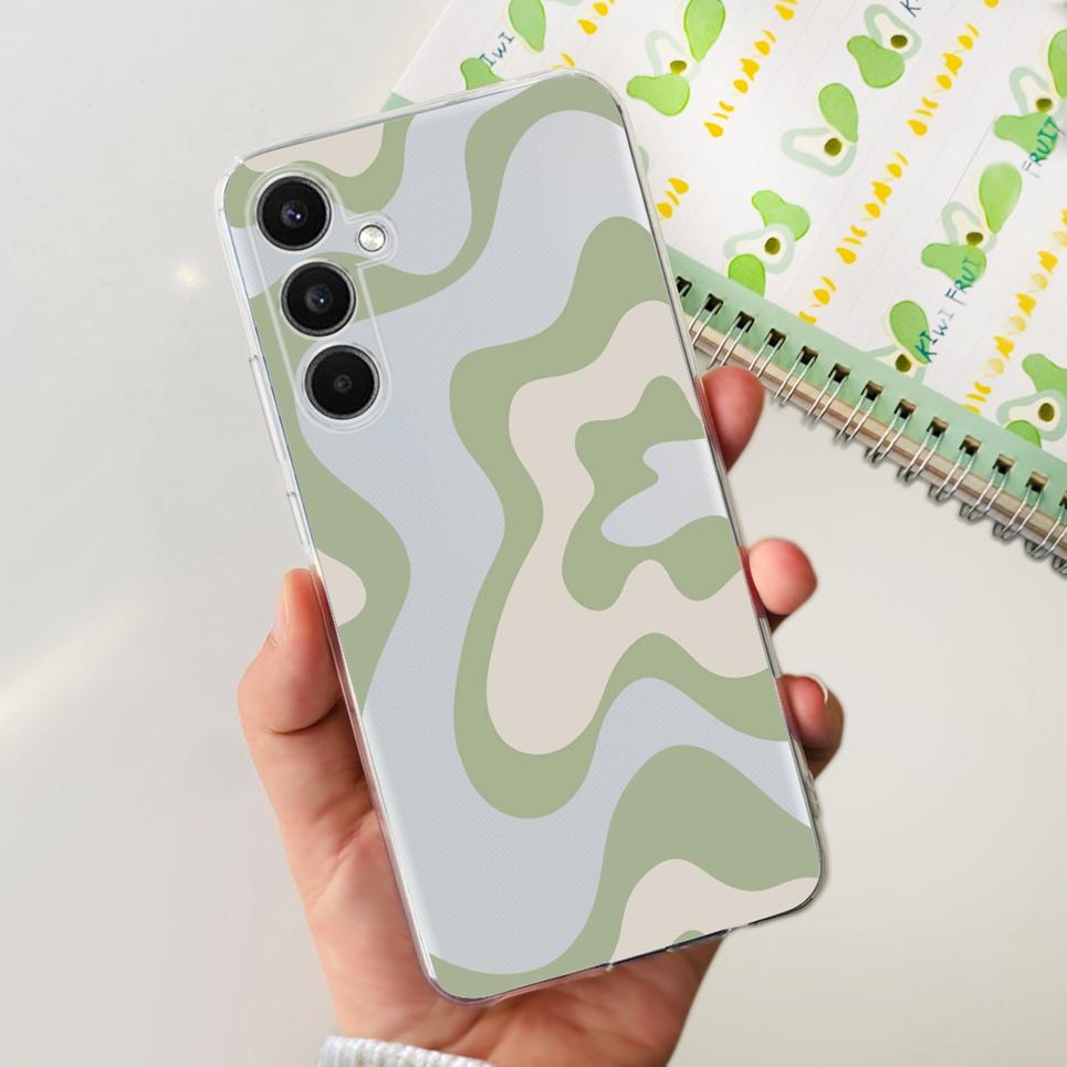 Silicone Case For Samsung Galaxy M34 5G Cases Fashion Cartoon Pattern Phone Cover For Samsung M34 5G SM-M316B Soft Transparent