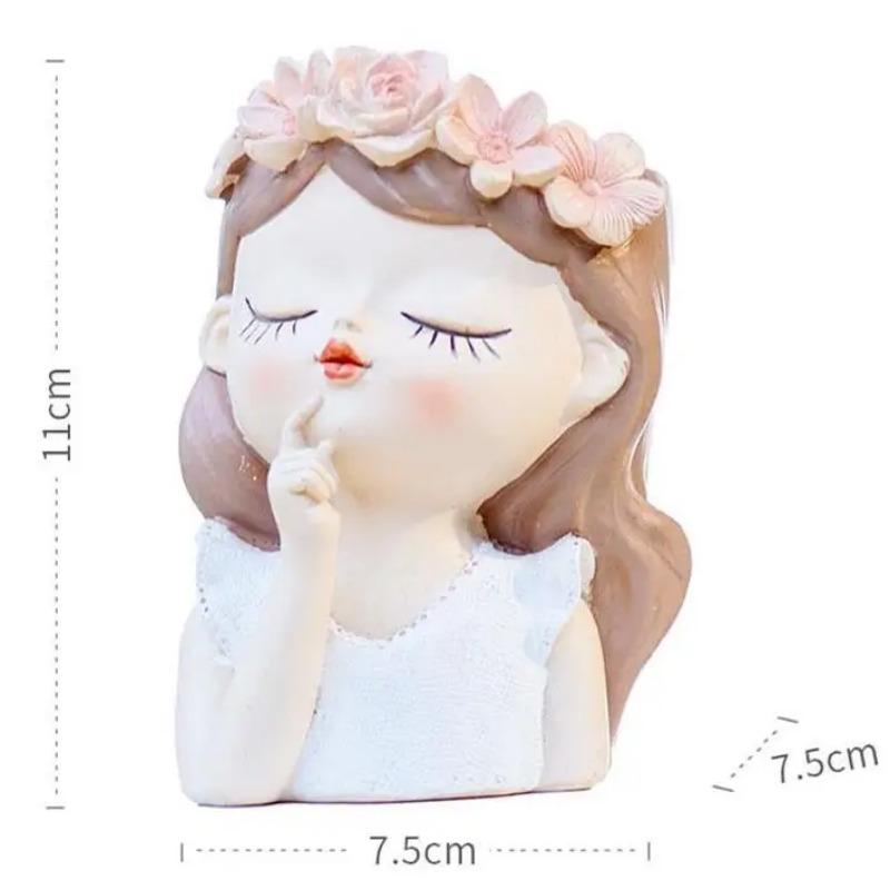 Fairy Succulent Flowerpot Desktop Ornament Succulents Plant Potted Green Plants Vase  Home Gardening