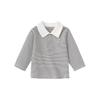 Babylove Kids' Pure Cotton Striped Polo T-Shirt