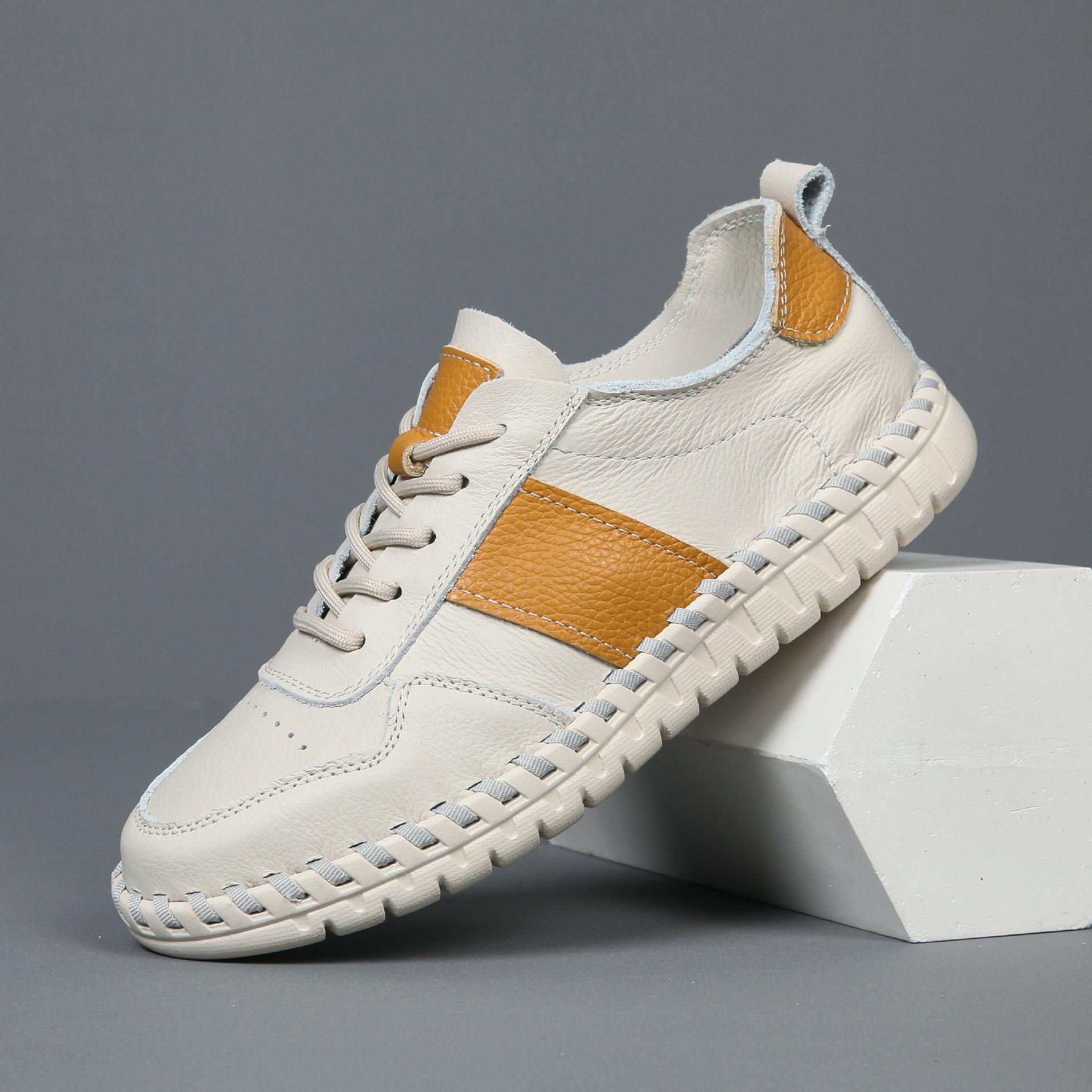 

Men s Slip-On Casual Shoes Breathable Soft Bottom Trendy Summer Anti-Odor Round Toe Out Rubber Outsole 45