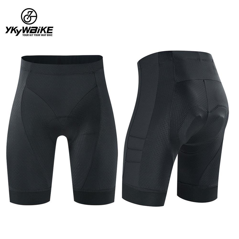 

YKYWBIKE Women s High Waist Cycling Shorts - Slimming, Breathable, Sweat-Wicking, Solid Color XL