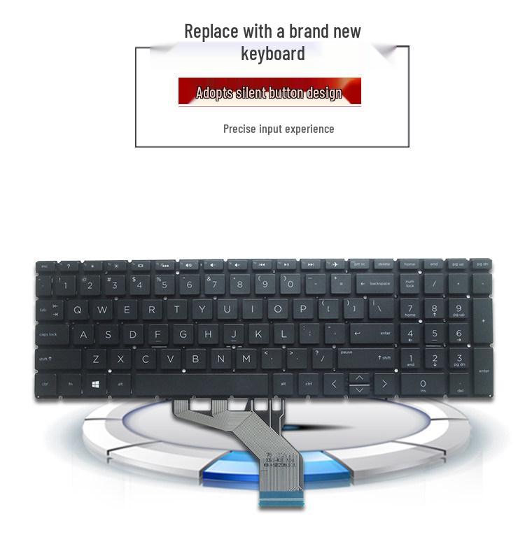 Compatible HP 15-DA/CX/DB/DX Shadow Elf 4 Keyboard TPN-C136/C135/C133/C139