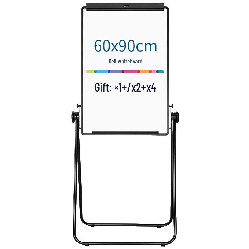 Deli U-Stand Magnetic Whiteboard with Paper Clip