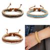 Fashionable Wristband With Colorful Woven Rope Vintage Boho Style Universal Fit