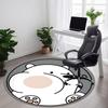 1pc We Bare Bears Office Round Area Rug, Under Office Chairs Bedroom Living Room Home Decor, Room Deco, Available In Various Sizes