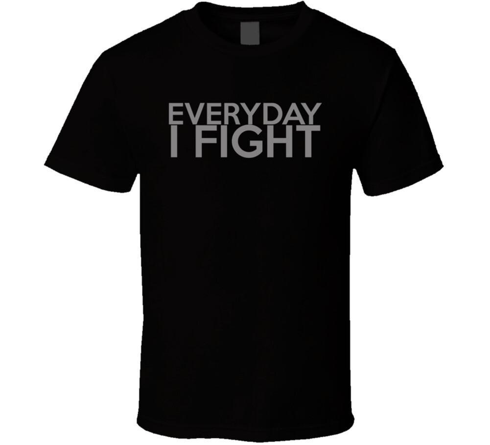 

Everyday I Fight Stuart Scott T Shirt Mens Womens Tees Top 2XL