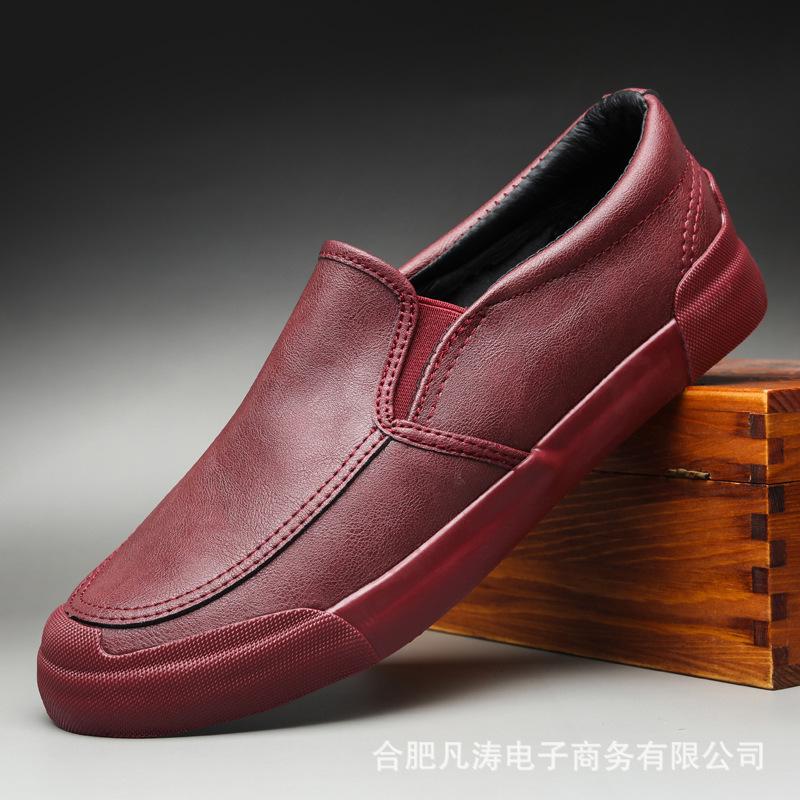 Baoda 7869 men's casual shoes low-top foot-fitting lazy shoes four-season loafers