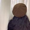 Retro Solid Color Beret Hat For Women Autumn Spring British Style Cotton Octagonal Newsboy Cap All-match Painter Artist Hats